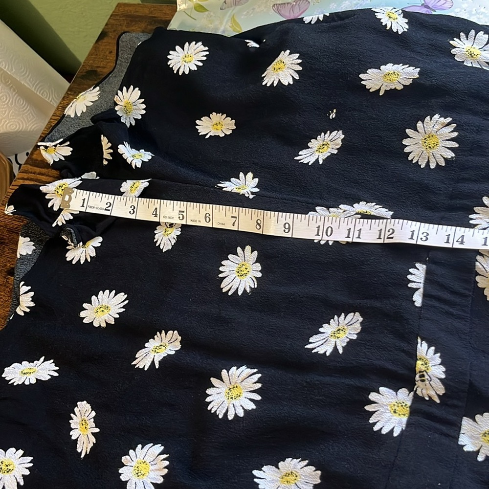 Kate Spade Black Daisy Dot Crepe Romper - Picture 14 of 16